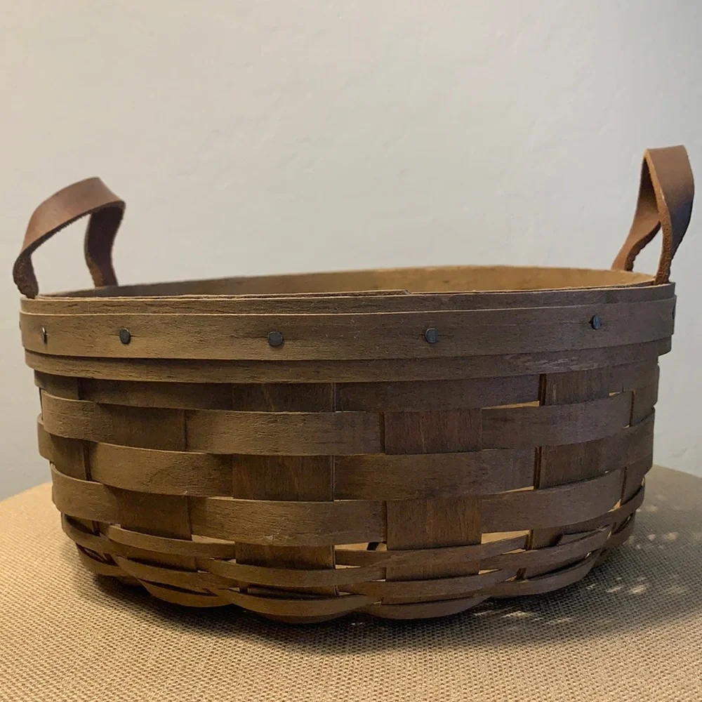 Vintage 1985 Longaberger darning basket set